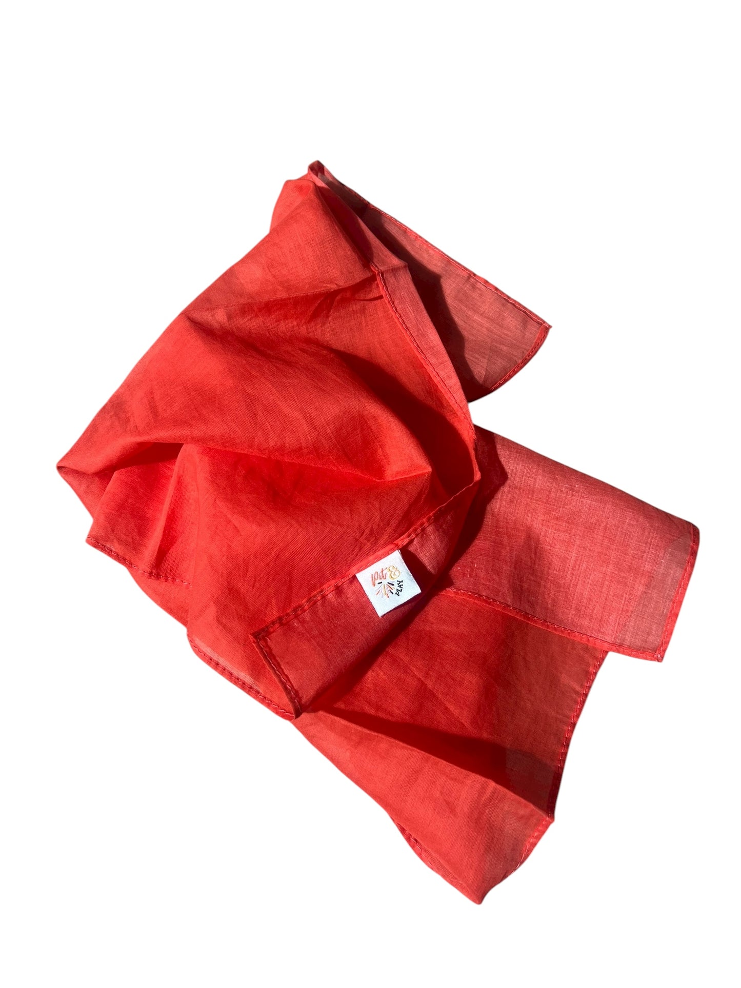 Speeldoek medium oranje rood