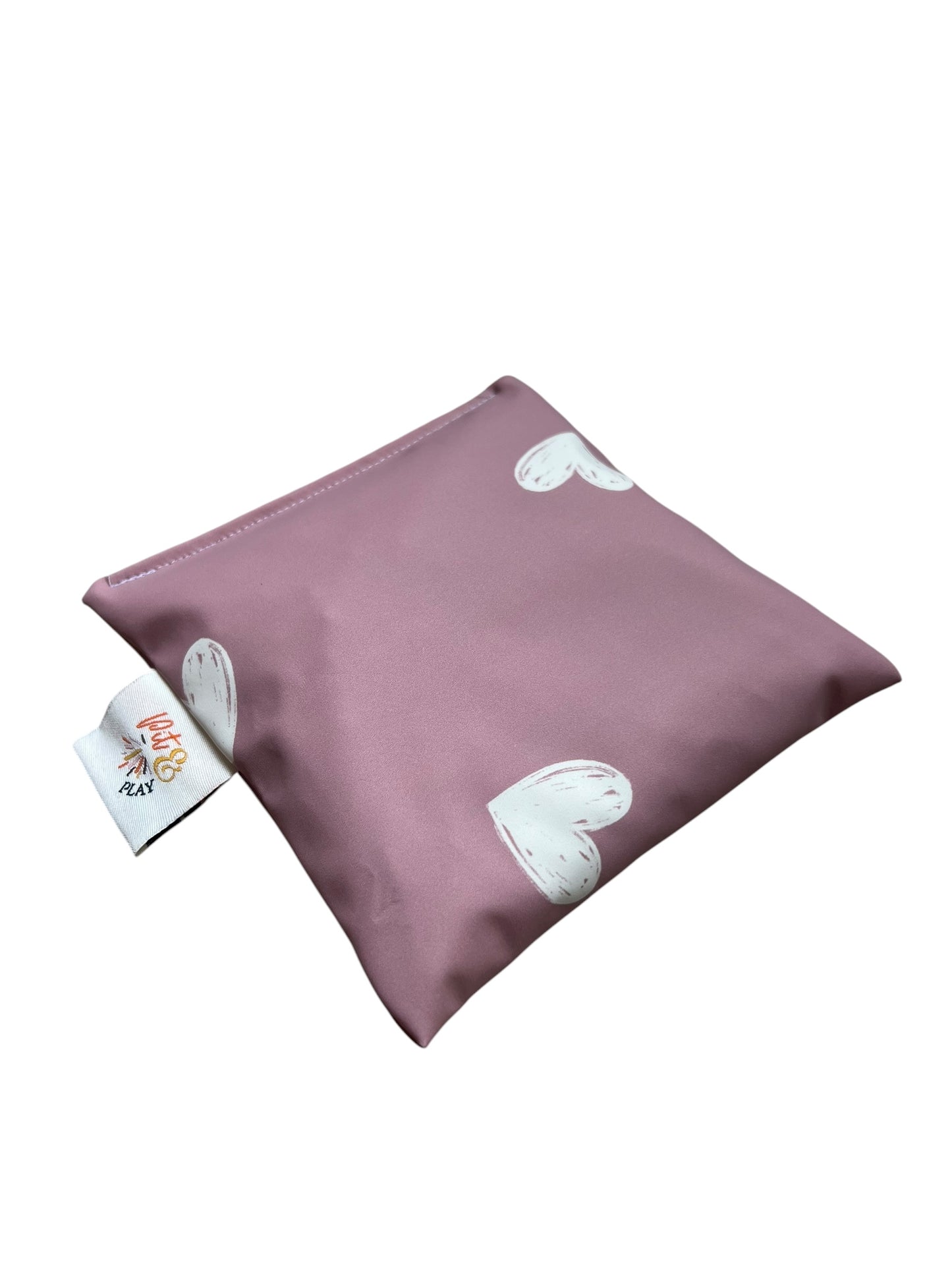 Pittenzakje waterafstotend roze hartjes