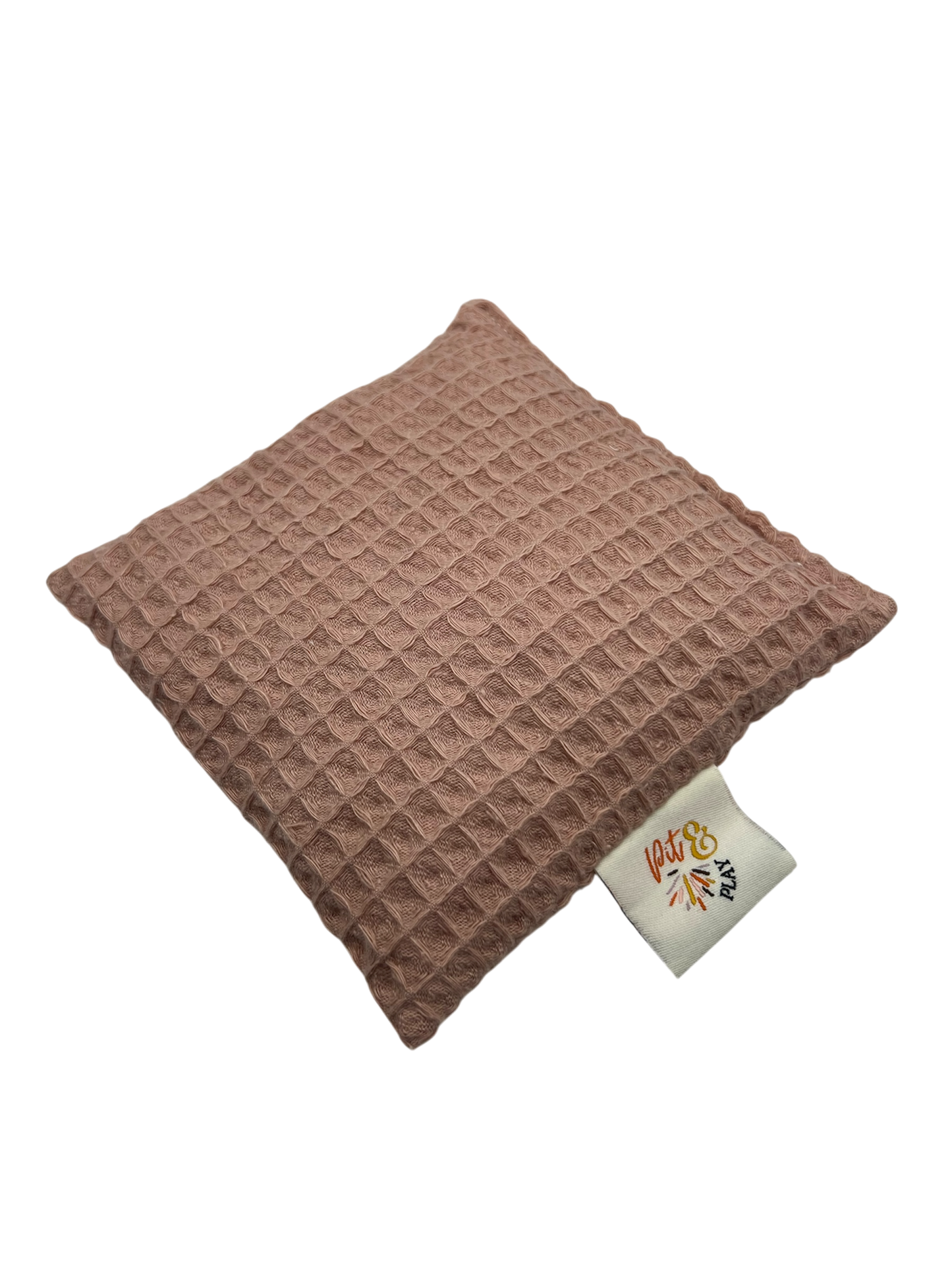 Pittenzakje oud roze wafelstof