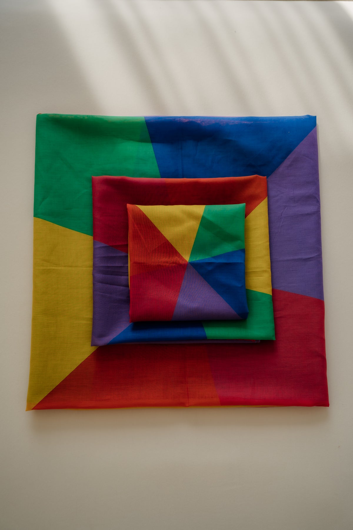 XL speeldoek Colorblock regenboog