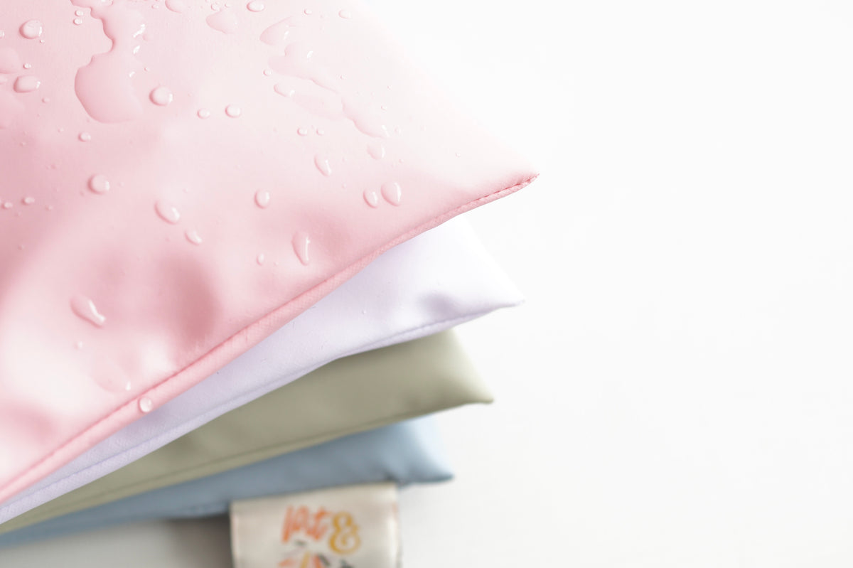 Waterafstotende buiten pittenzakjes pastel