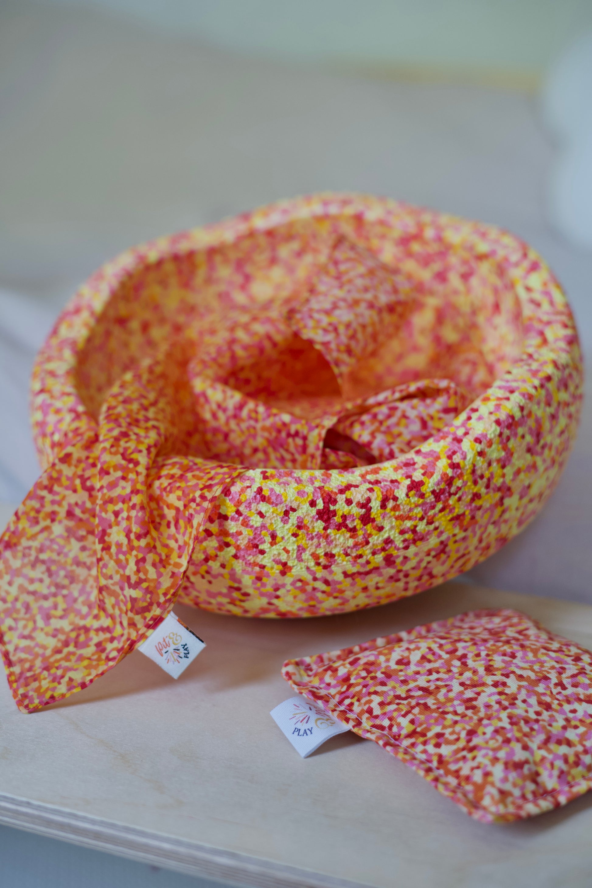 Super warm Pittenzakje en speeldoek pakket - Pit and play