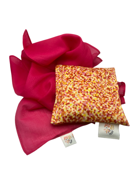 Super warm beanbag and pink playcotton