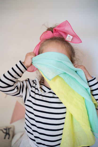 Speeldoeken pastel set - Medium play cotton
