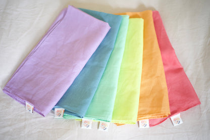 Speeldoeken pastel set - Medium play cotton