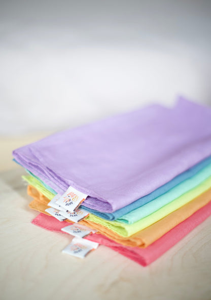 Speeldoeken pastel set - Medium play cotton