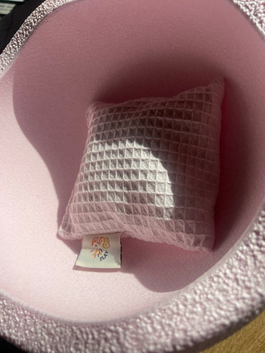 Rose cherry pit pillow