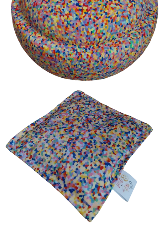 Super confetti Stapelstein pittenzakje b2b - Pit and play