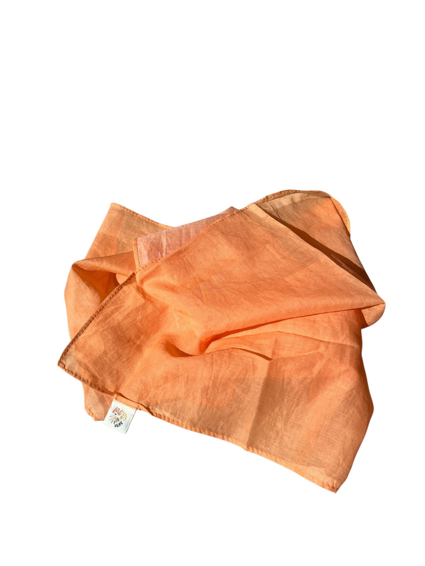 Speeldoek medium zalm oranje