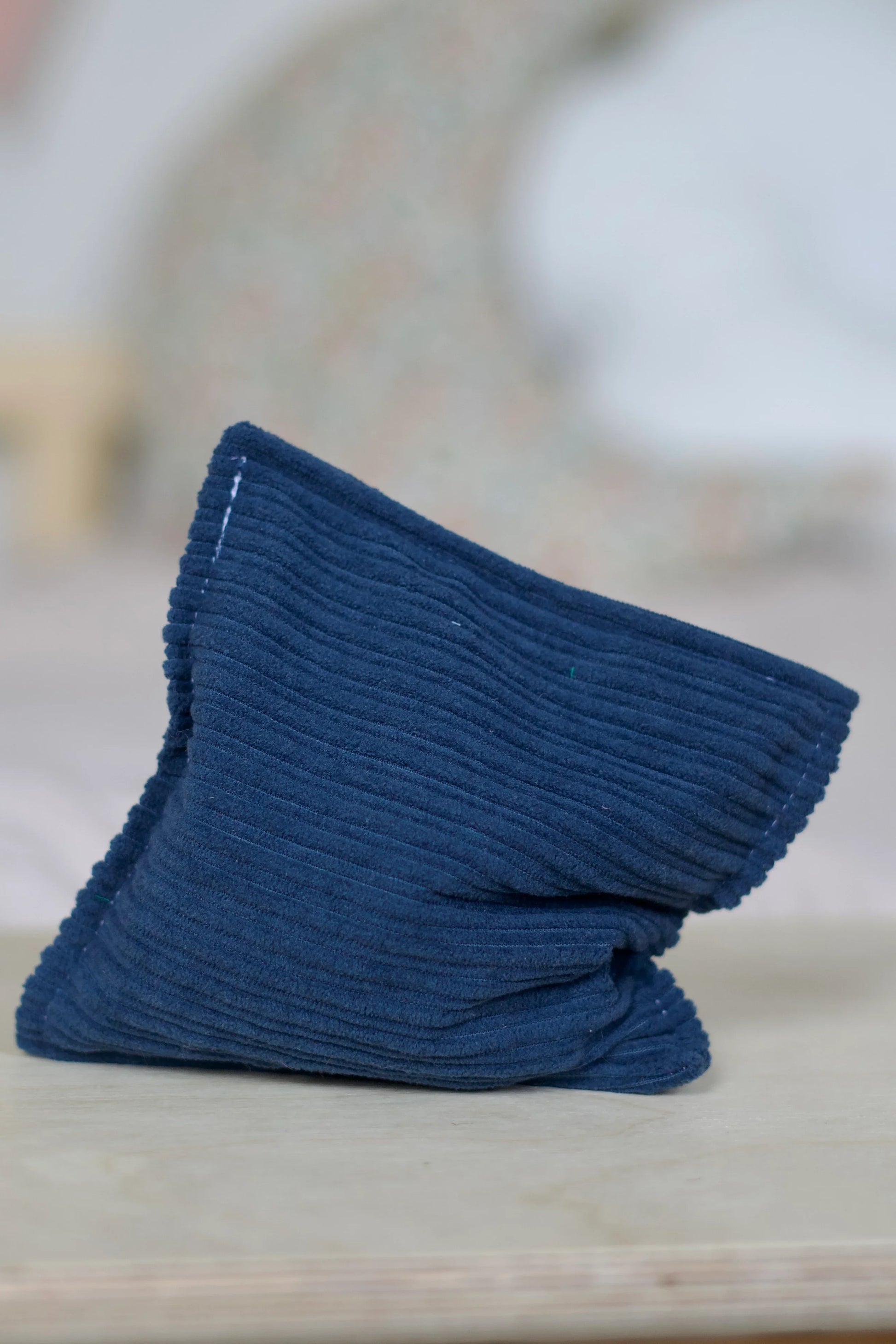 Donker blauw pittenzakje Stapelstein - Pit and play