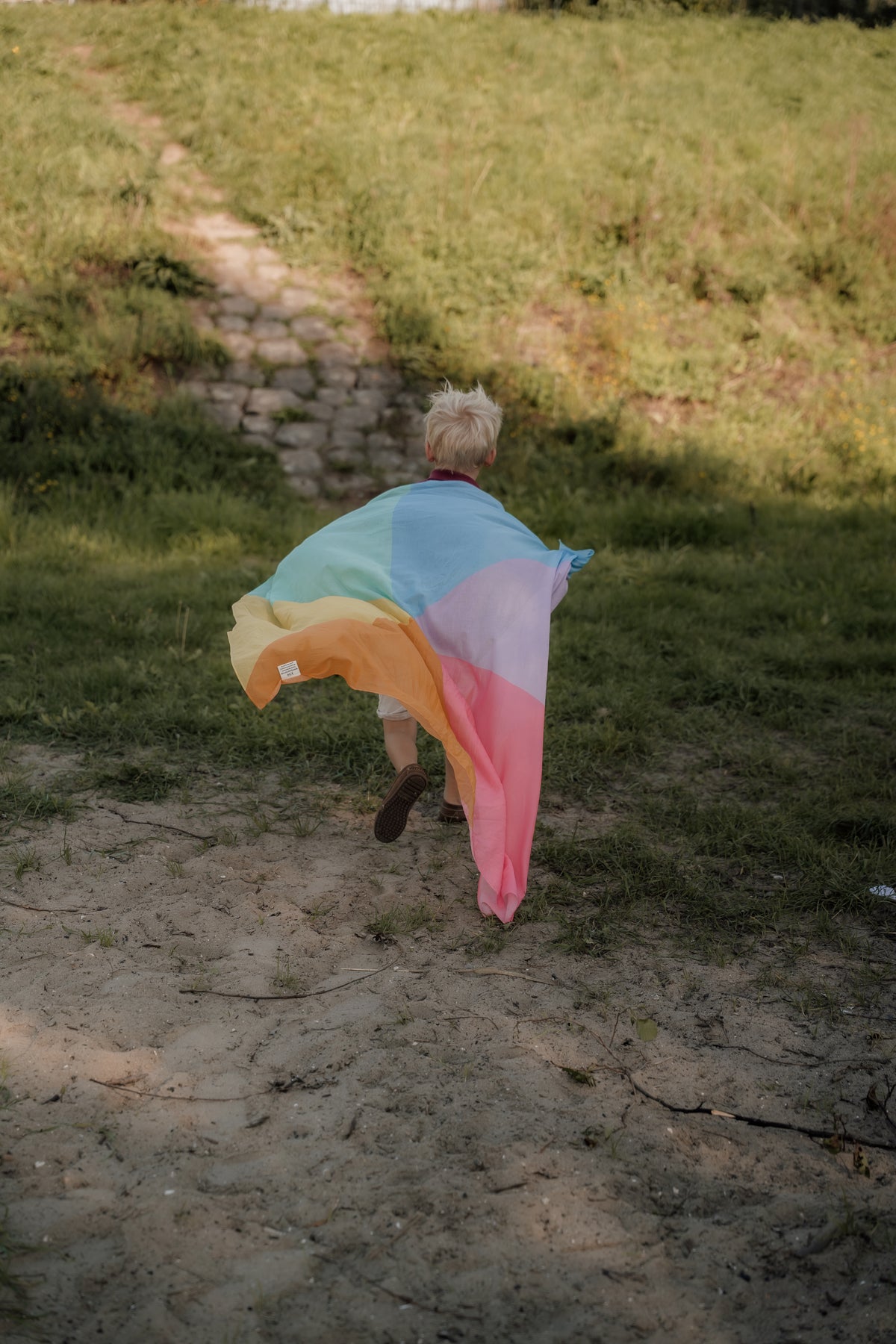 XL speeldoek Colorblock Pastel