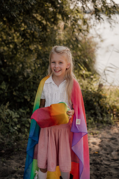 XL speeldoek fade Regenboog