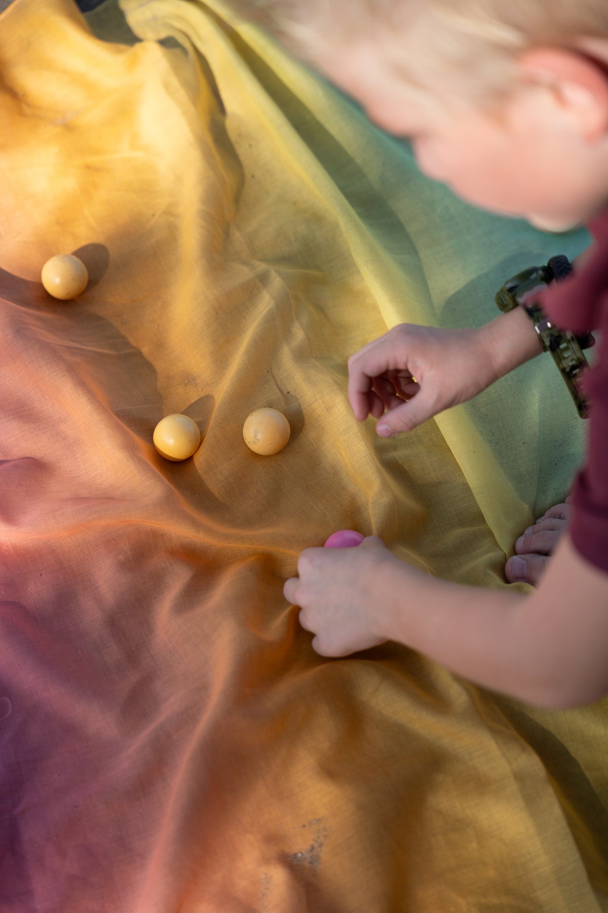 XL speeldoek fade Pastel