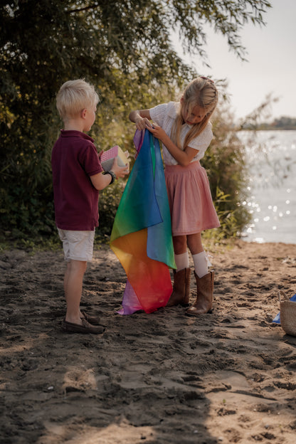 XL speeldoek fade Regenboog