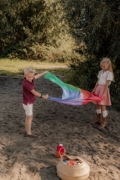 XL speeldoek Colorblock regenboog