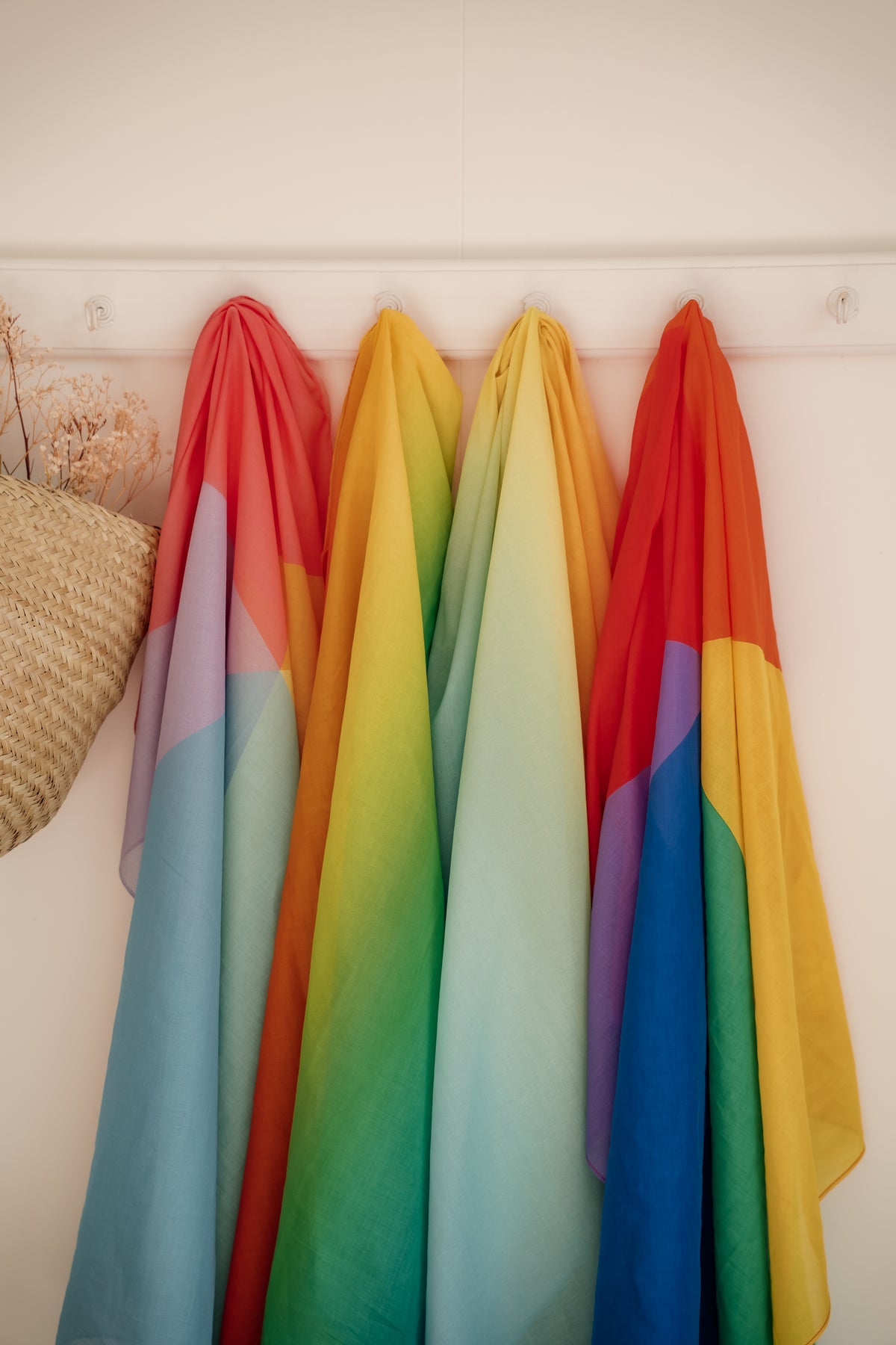 XL speeldoek fade Regenboog