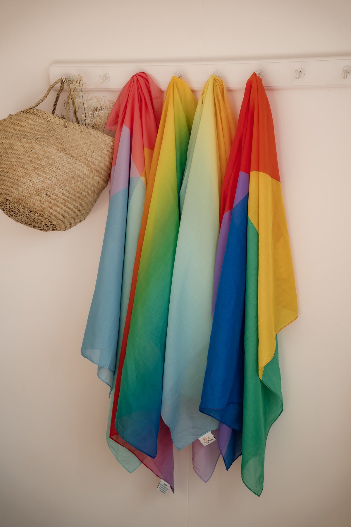 XL speeldoek Colorblock regenboog