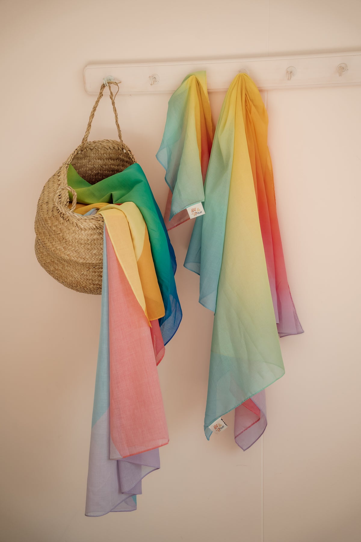 XL speeldoek fade Pastel