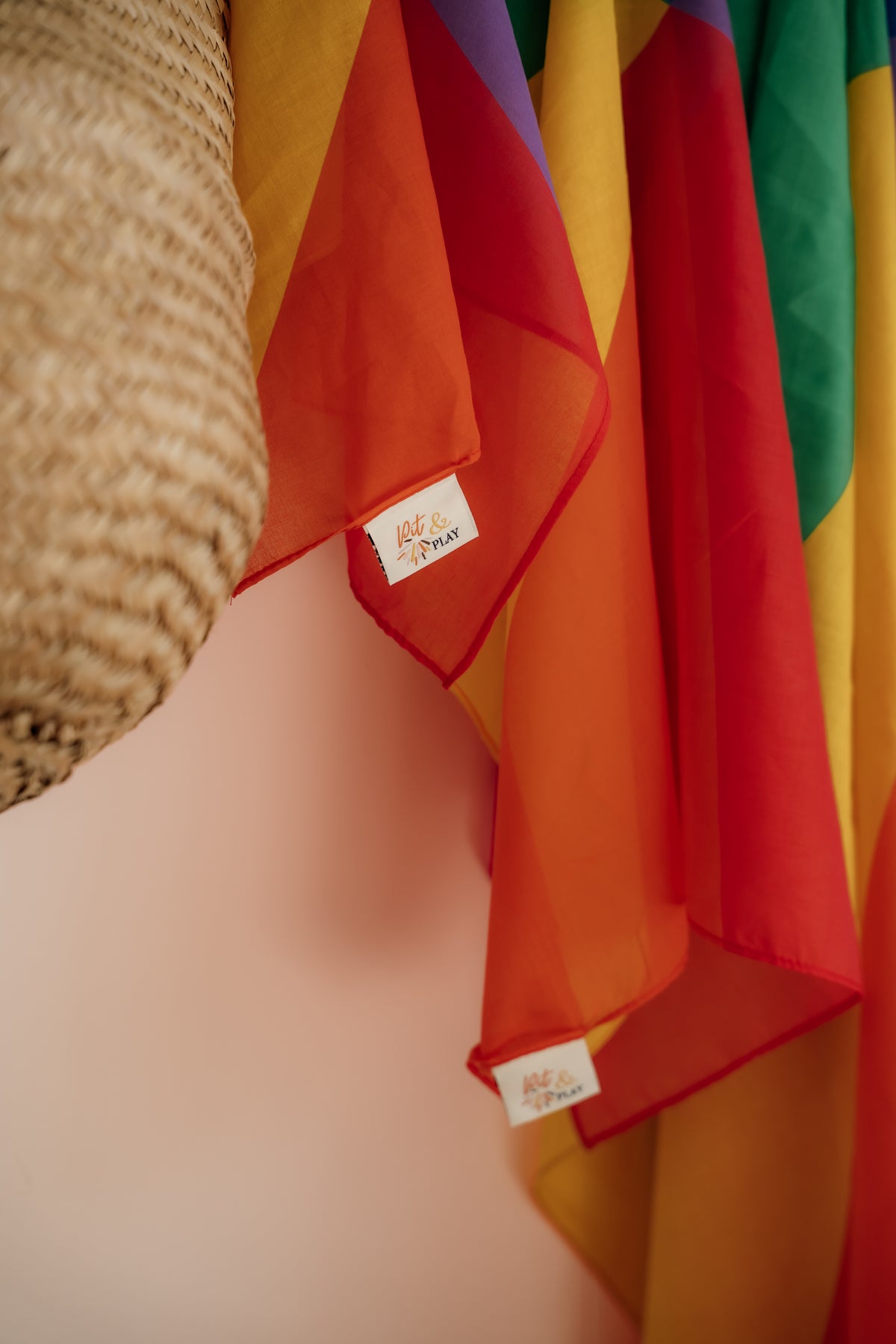 XL speeldoek Colorblock regenboog