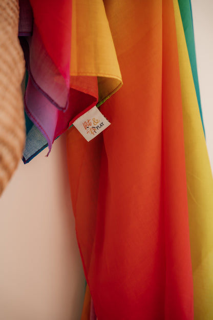 XL speeldoek fade Regenboog