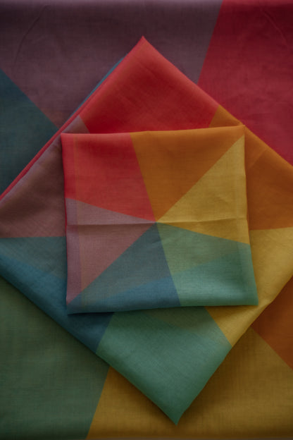 XL speeldoek Colorblock Pastel