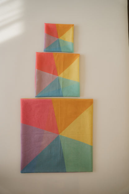 XL speeldoek Colorblock Pastel