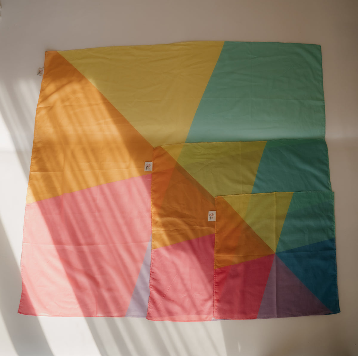 XL speeldoek Colorblock Pastel