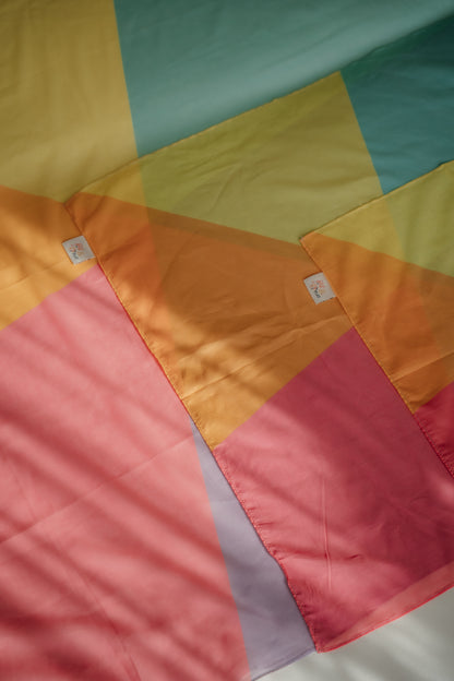 XL speeldoek Colorblock Pastel